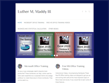 Tablet Screenshot of luthermaddy.com